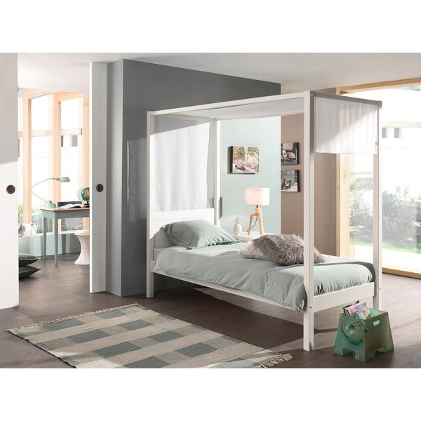 Бял памучен балдахин – Vipack-image-1