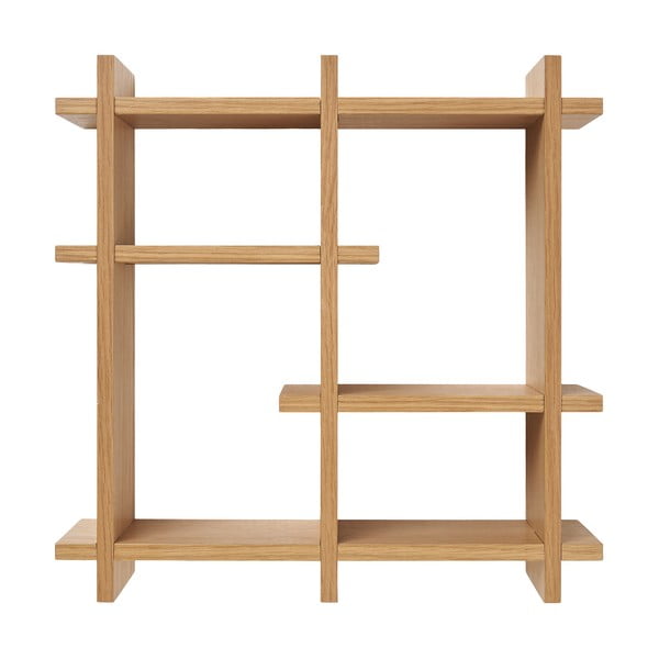 На няколко нива стенен рафт от декор от дъб  в естествен цвят 40 cm Olsberg – House Nordic