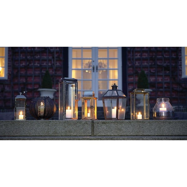 Lucerna Clear Titanium, височина 40 cm - Villa Collection-image-1