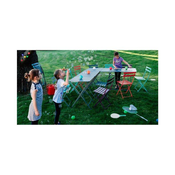 Sada 2 světle béžových skládacích zahradních židlí Fermob Bistro-image-2