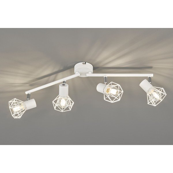 Бял прожектор 8x60 cm Ran – Fischer & Honsel-image-2