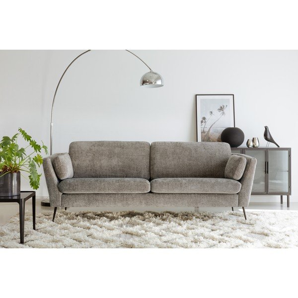 Сив кадифен диван 220 cm Mynta – Sits-image-1