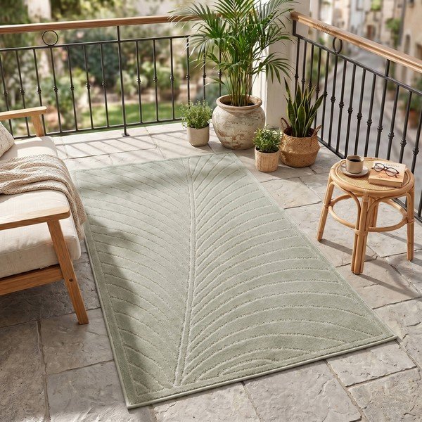 Зелена пътека за открито и закрито 80x250 cm Nova 1204 – Ayyildiz Carpets-image-1