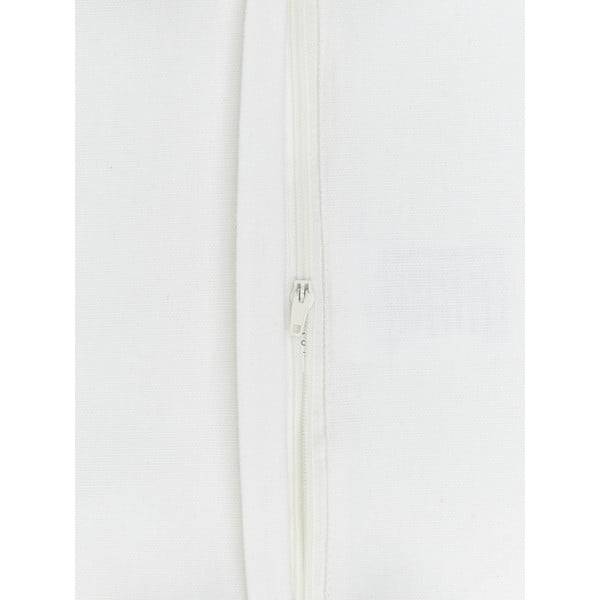 Бяла памучна декоративна калъфка за възглавница , 40 x 40 cm Shylo - Westwing Collection-image-2