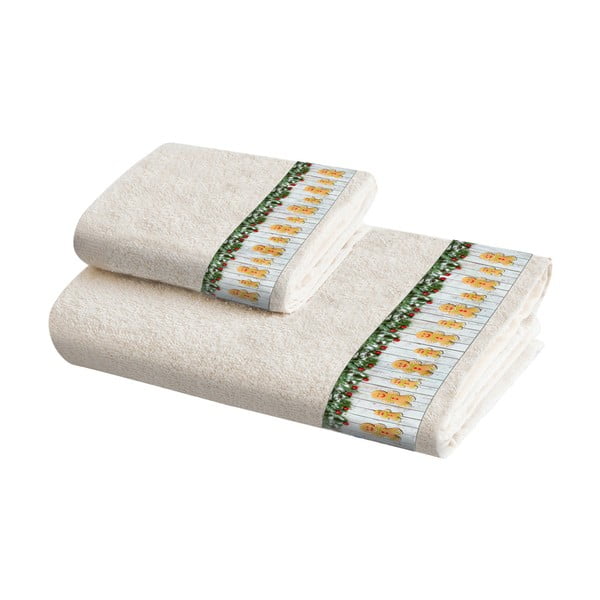 Комплект от 2 памучни кърпи Семейство Джинджифилови - Crido Consulting