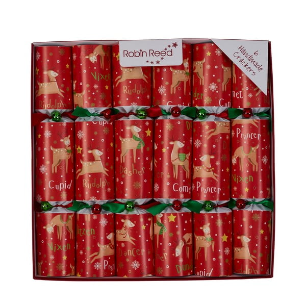 Коледни крекери в комплект от 6 бр. Rudolph & Friends – Robin Reed