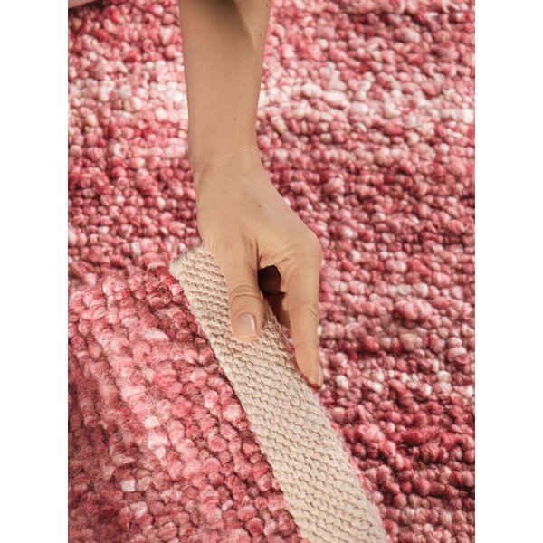 Тъмнорозов ръчно изработен килим от букле 120x170 cm Notting Hill Portobello – Ted Baker-image-3