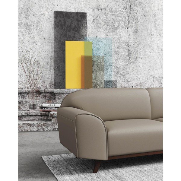 Светлокафяв кожен диван 193 cm Nesbo - MESONICA-image-4
