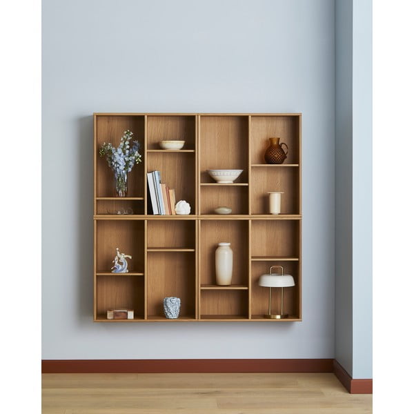 Висяща библиотека от декор от дъб  в естествен цвят 70x70 cm Mistral – Hammel Furniture-image-1