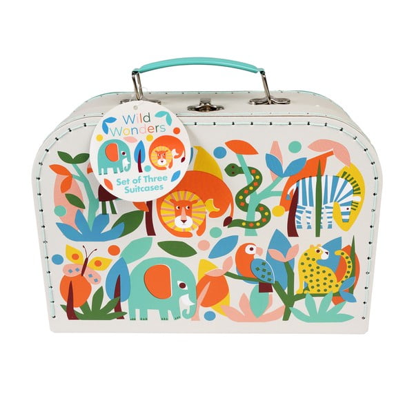 Детски куфари в комплект от 3 броя  Wild Wonders - Rex London-image-2