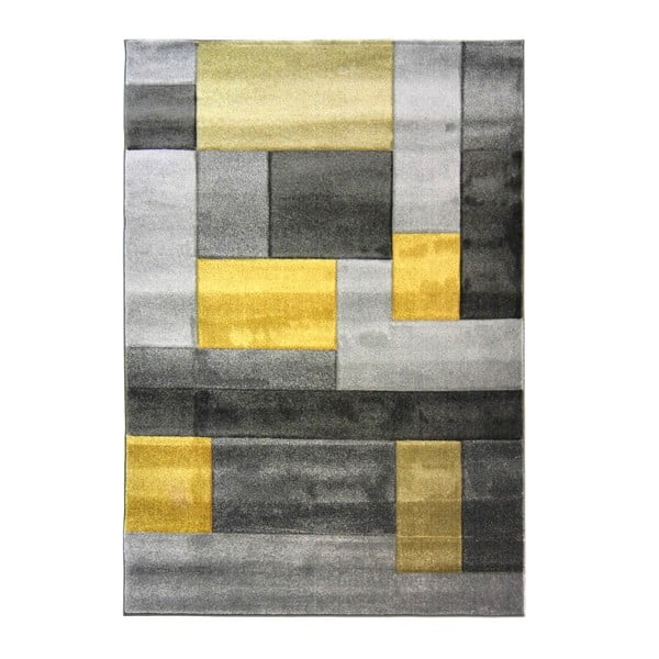 Сиво-жълт килим , 80 x 150 cm Cosmos - Flair Rugs
