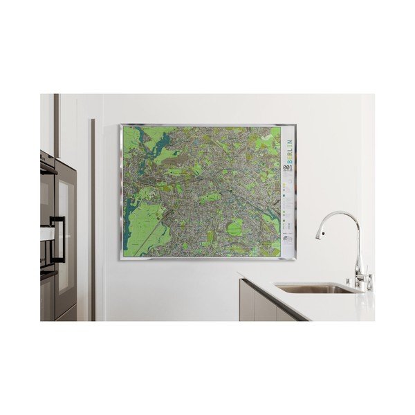 Magnetická mapa Berlína The Future Mapping Company Berlin, 196 x 100 cm-image-3