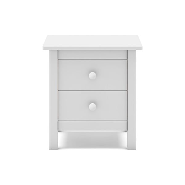 Бяло детско нощно шкафче от борова дървесина Max - Marckeric-image-3