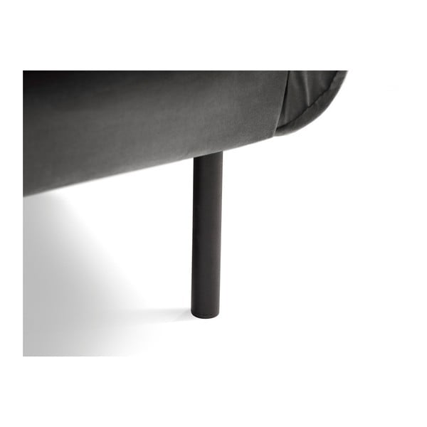 Кресло от тъмносиво кадифе Vienna - Cosmopolitan Design-image-3