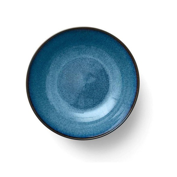 Черна/синя глинена купичка за сервиране 1,8 l Gastro Dark Blue/Black – Bitz-image-1