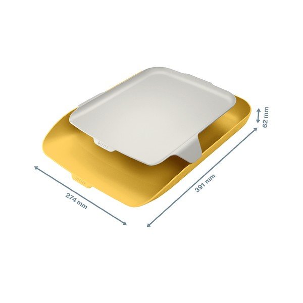 Жълт държач за документи с органайзер Cosy - Leitz-image-4