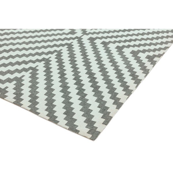 Šedo-bílý koberec Asiatic Carpets Geo, 120 x 170 cm-image-4