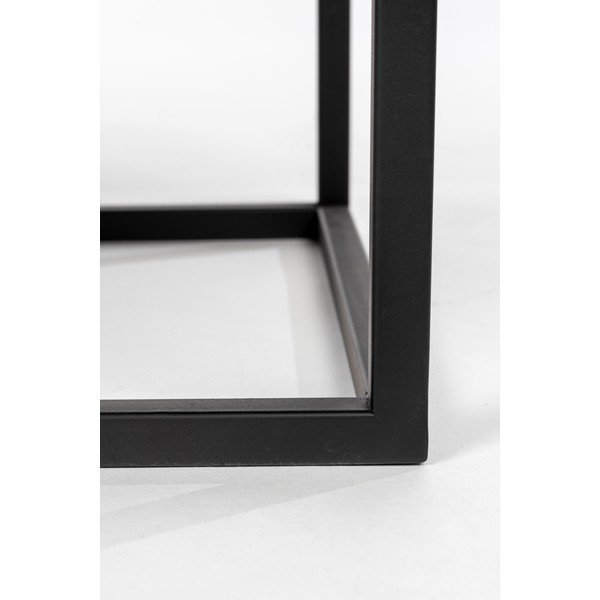 Черна ратанова стойка за вино за 8 бутилки, 80x100 cm Guuji - White Label-image-1