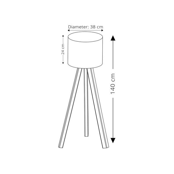 Бяла подова лампа Aida - Insignio-image-2