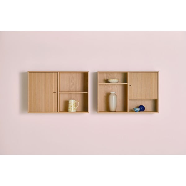 Висяща библиотека от декор от дъб  в естествен цвят 89x61 cm Mistral – Hammel Furniture-image-1