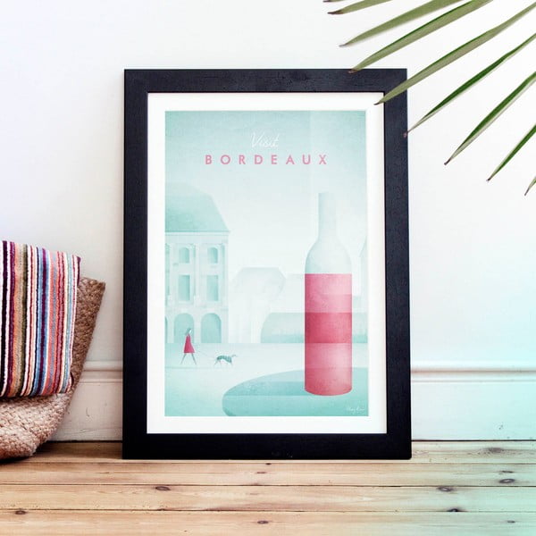 Плакат , A3 Bordeaux - Travelposter-image-1