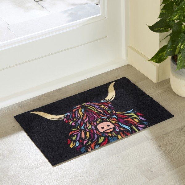 Изтривалка 40x60 cm Highland Cow – Artsy Doormats-image-1