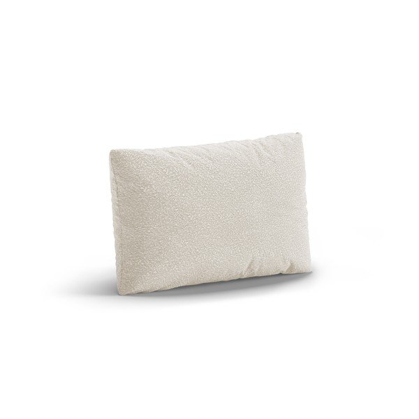 Бяла възглавница за диван от букле Poppy – Micadoni -image-1