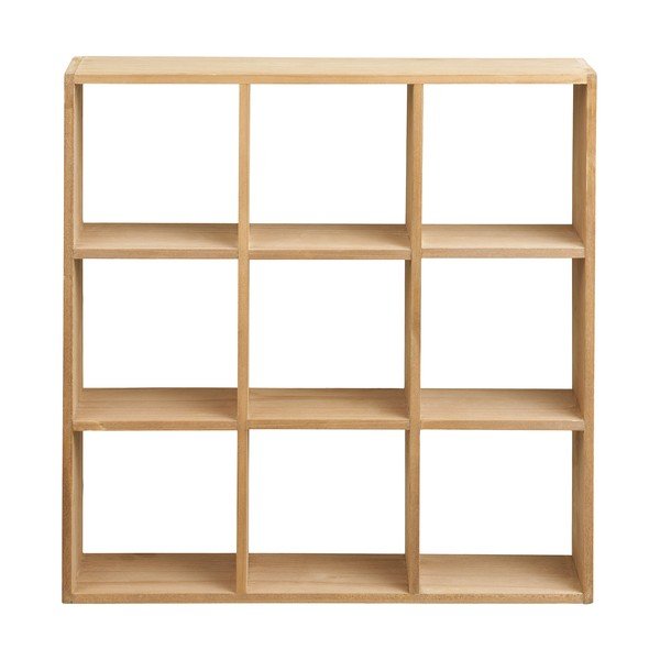 На няколко нива стенен рафт от масивен бор в естествен цвят 46 cm Moss – House Nordic