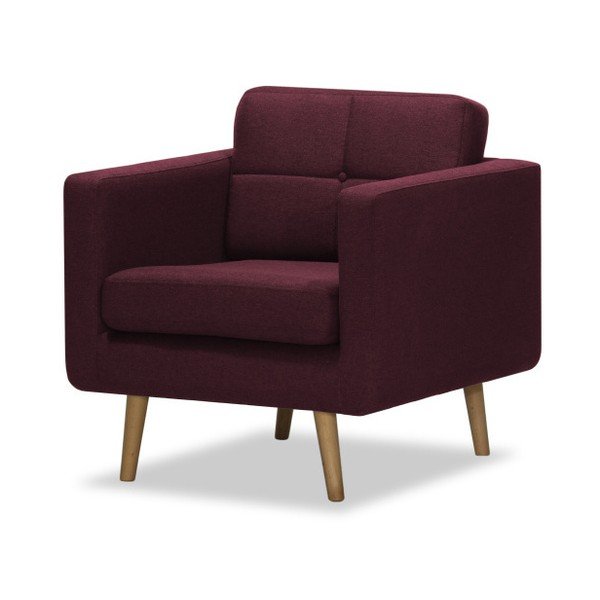 Бургундски фотьойл Magnus - Vivonita-image-2