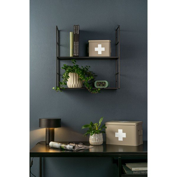 Бежов метален шкаф за лекарства Медицина, ширина 21,5 cm - PT LIVING-image-1