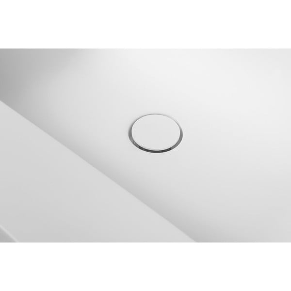 Бял двоен умивалник от изкуствен камък 180x51,5 cm Aruba – Sapho-image-2