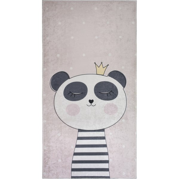 Светлорозов детски килим 160x230 cm Princess Panda – Vitaus