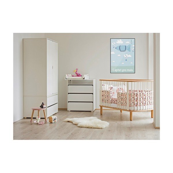 Детско легло от бяла букова дървесина , 70 x 140 cm Baby - Flexa-image-2