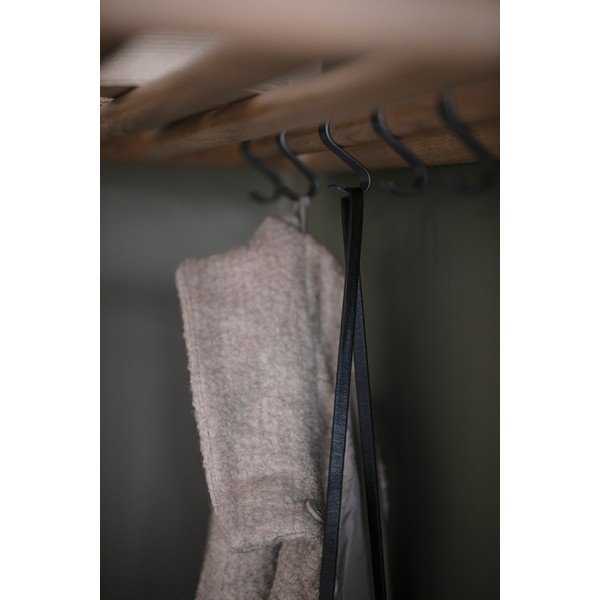 Комплект за антре от дъбова дървесина в естествен цвят Milford - Rowico-image-4