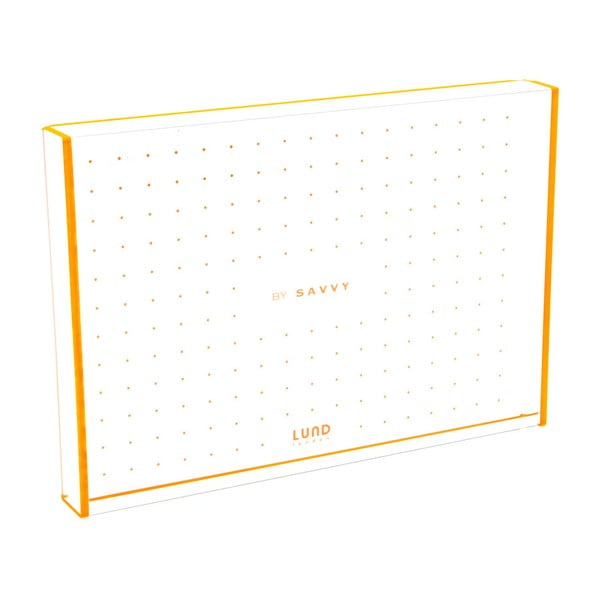 Rámeček na fotografie s oranžovými hranami Lund London Flash Tidy, 18,6 x 13,2 cm