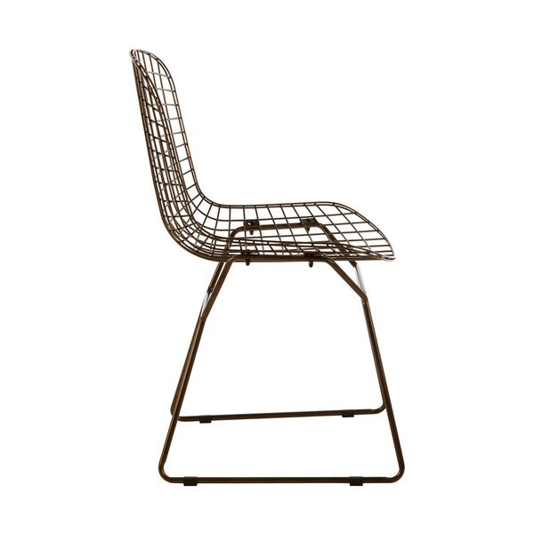 Метален трапезен стол в бронзов цвят District – Premier Housewares-image-4