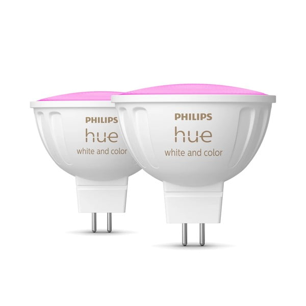 Комплект крушки 2 бр. GU 5,3, 6 W White and color ambiance – Philips Hue-image-1