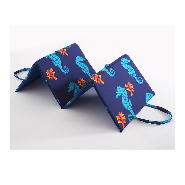Синя възглавница за градински шезлонг 49x137 cm   Seahorse – B.E.S.-image-1