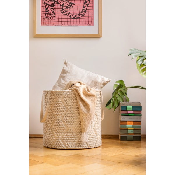 Текстилна кошница за съхранение ø 40x40 cm Pearl M – Bonami Essentials-image-3