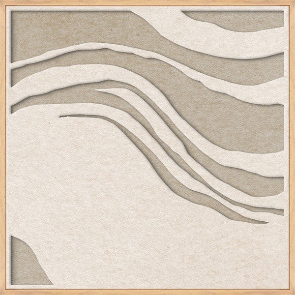 3D картина с включена рамка/акустична 62x62 cm Sacred Silence 2 – Malerifabrikken