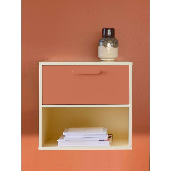 Червено-жълто стенно нощно шкафче Keep by Hammel - Hammel Furniture-image-1