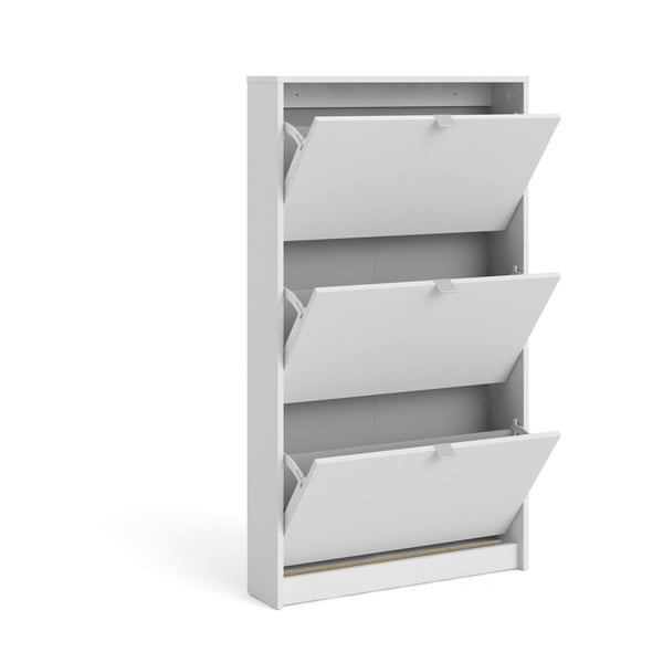 Бяла накланяща се стойка за обувки Shoes – Tvilum-image-3