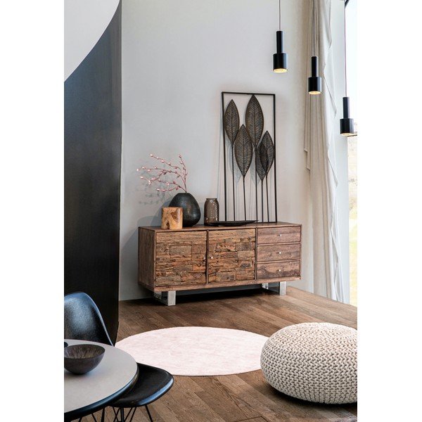 Метална декорация за стена 61x135 cm Adhira – Bizzotto-image-1