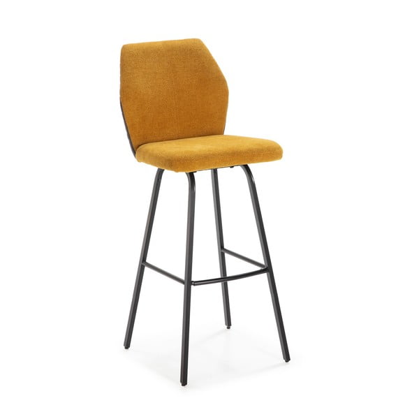 Бар столове в цвят горчица в комплект от 2 броя 75 см Pol - Marckeric