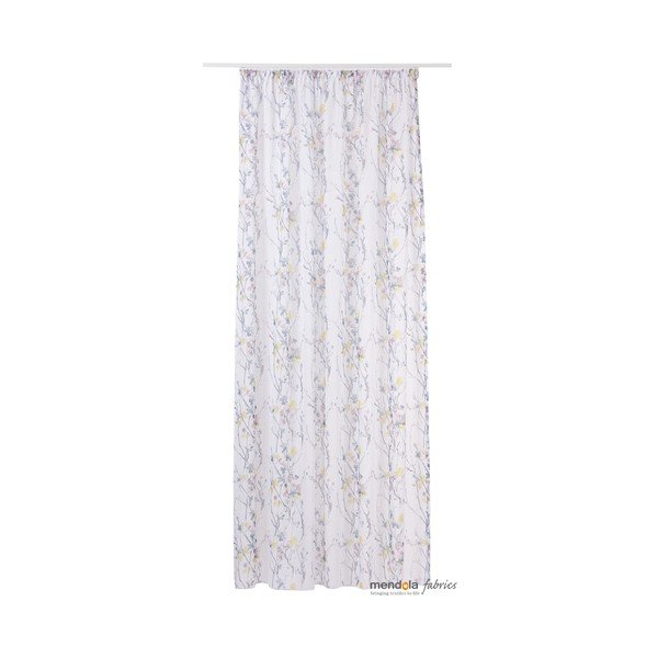 Сиво-бяла завеса 300x260 cm Olivia - Mendola Fabrics