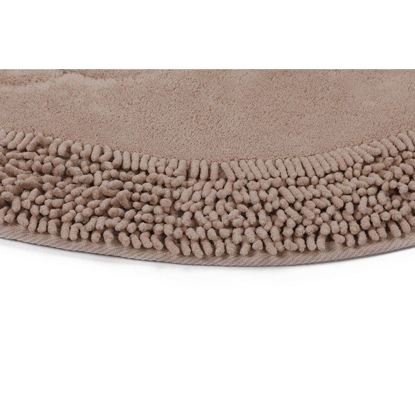 Комплект от 2 светлокафяви овални килима за баня Chilai Piante Oval - Foutastic-image-4