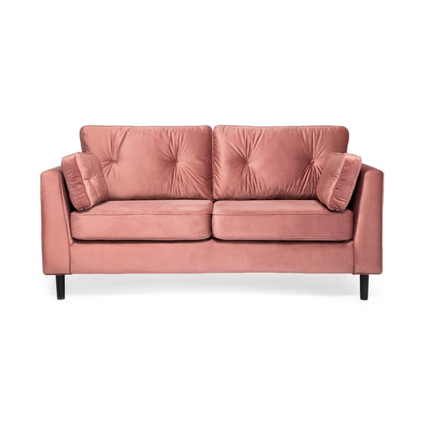 Pudrově růžová sedačka Vivonita Portobello, 180 cm