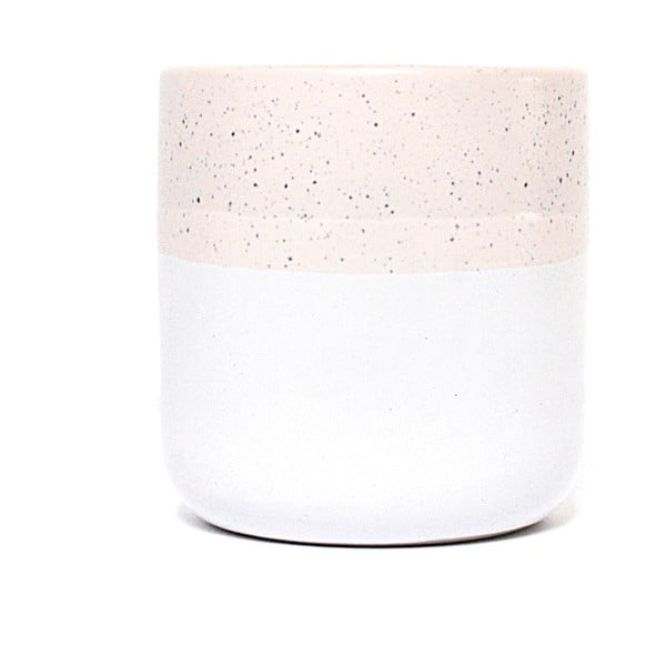 Розово-бяла керамична чаша , 400 ml Dust - ÅOOMI