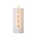LED свещ на батерии (височина 15 cm)  Sille Advent – Sirius