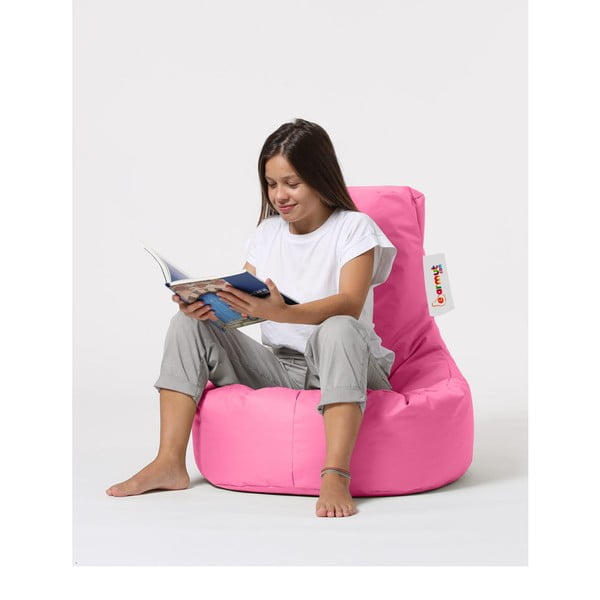 Розов пуф Lina - Floriane Garden-image-1